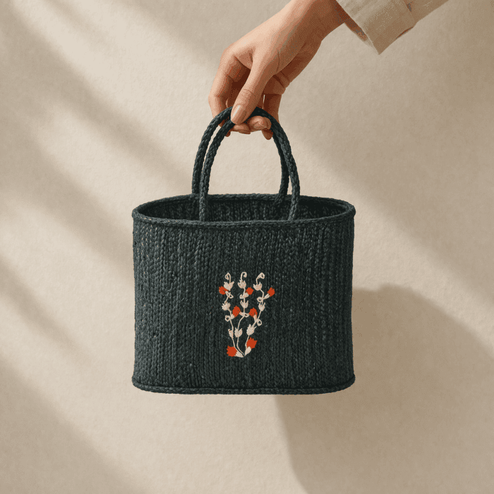 Banana Fiber Handcrafted Bag - Image 2
