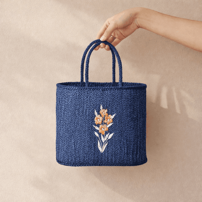 Banana Fiber Handcrafted Bag - Image 2
