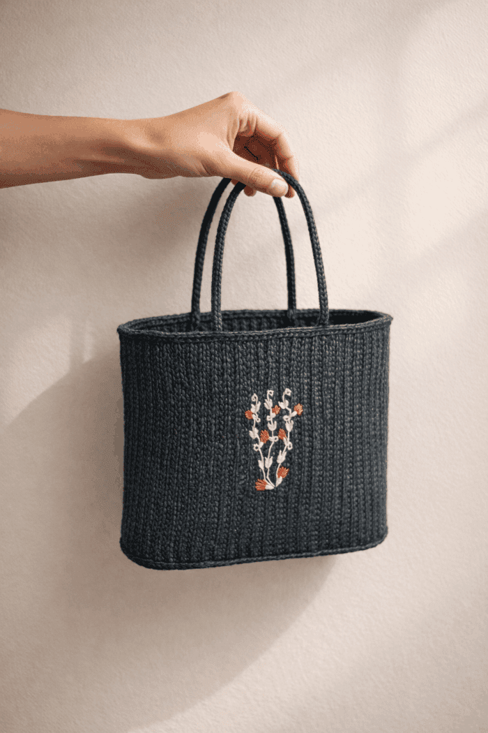 Banana Fiber Handcrafted Bag - Image 2