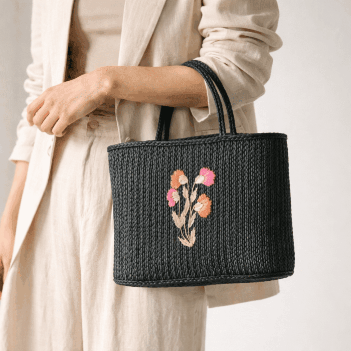 Banana Fiber Handcrafted Bag - Image 3