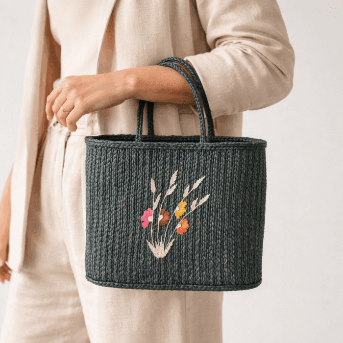 Banana Fiber Handcrafted Bag - Image 3