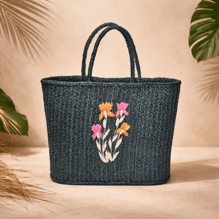 23(108) Banana Fiber Handcrafted Bag - Image 1