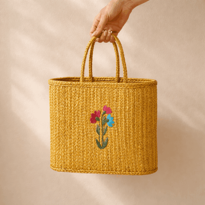Banana Fiber Handcrafted Bag - Image 2