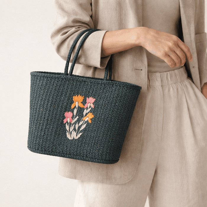 Banana Fiber Handcrafted Bag - Image 3