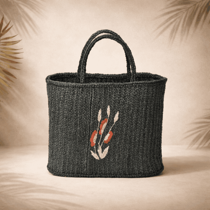 24(109) Banana Fiber Handcrafted Bag - Image 1