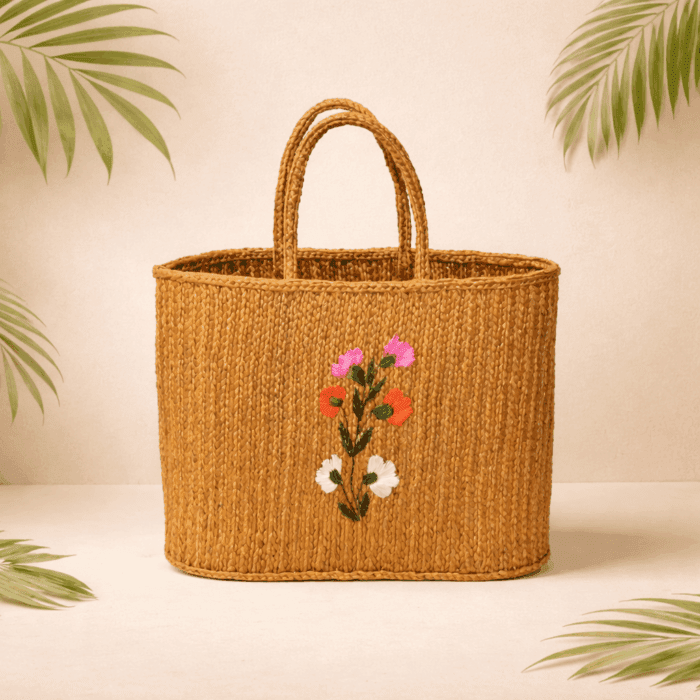 25(113) Banana Fiber Handcrafted Bag - Image 1