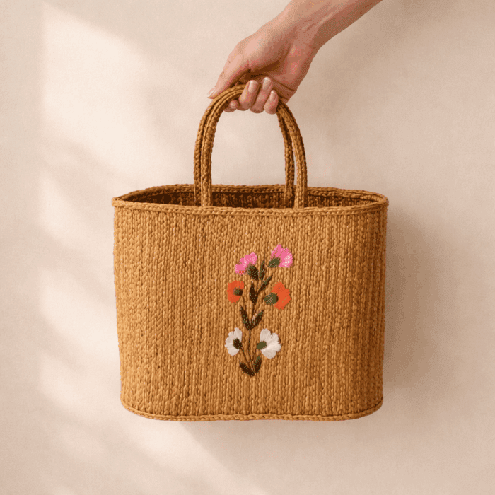 Banana Fiber Handcrafted Bag - Image 2