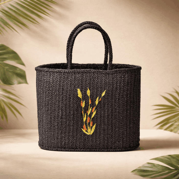 26(117) Banana Fiber Handcrafted Bag - Image 1