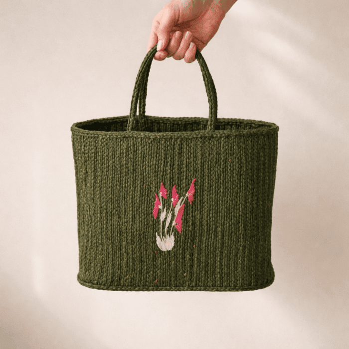 Banana Fiber Handcrafted Bag - Image 2