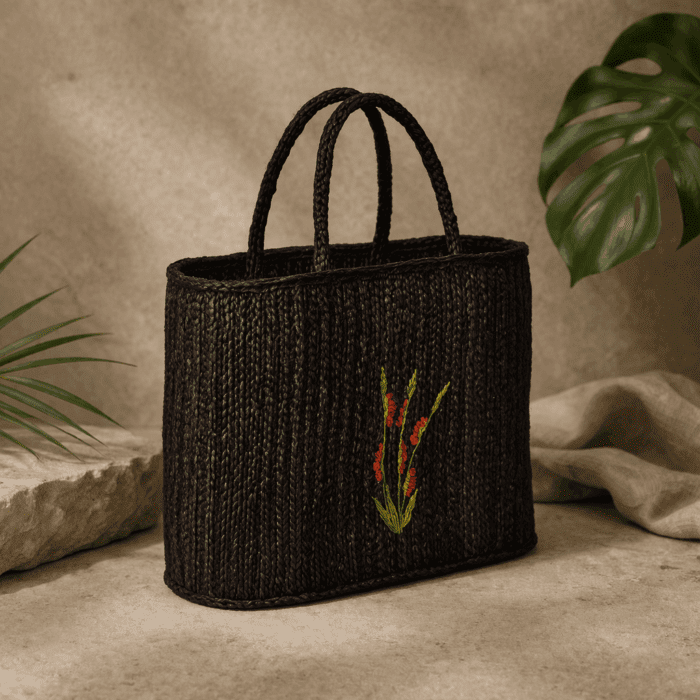 30(128) Banana Fiber Handcrafted Bag - Image 1