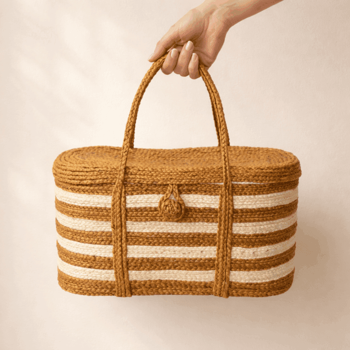 Banana Fiber Handcrafted Bag - Image 2