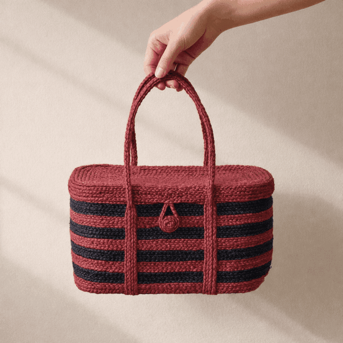Banana Fiber Handcrafted Bag - Image 2