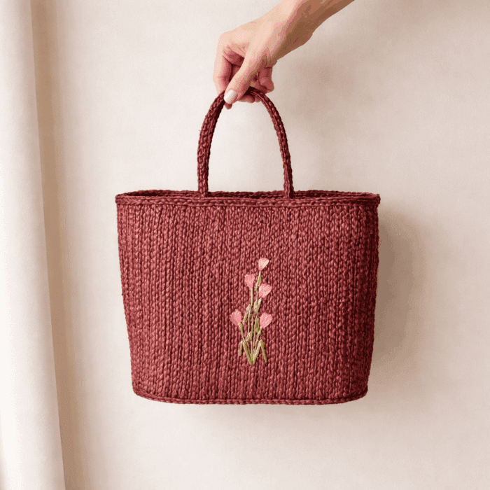 Banana Fiber Handcrafted Bag - Image 2