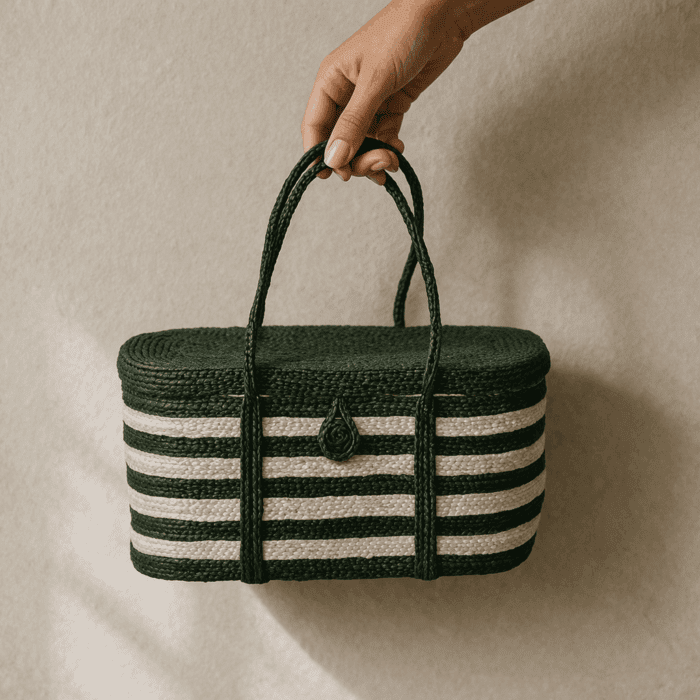 Banana Fiber Handcrafted Bag - Image 2