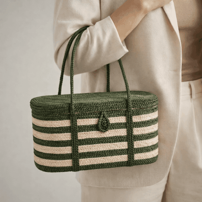 Banana Fiber Handcrafted Bag - Image 3
