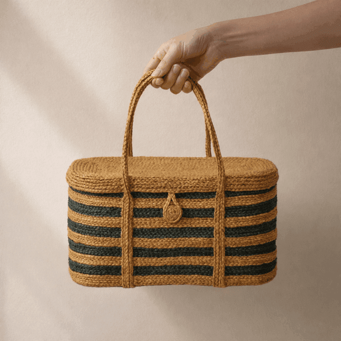 Banana Fiber Handcrafted Bag - Image 2