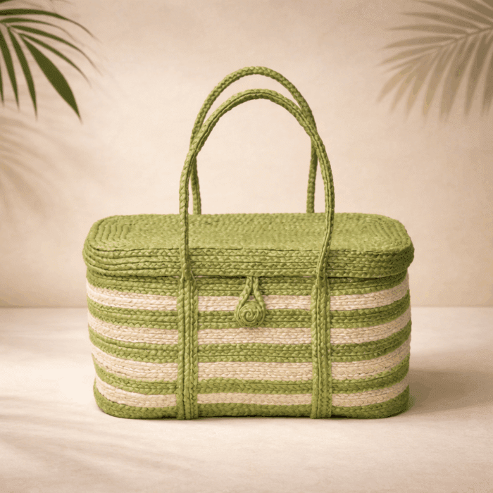 38(161) Banana Fiber Handcrafted Bag - Image 1