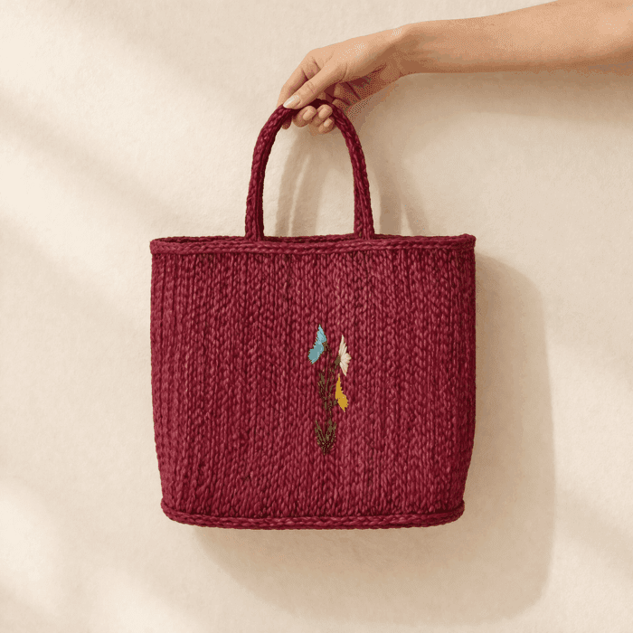 Banana Fiber Handcrafted Bag - Image 2