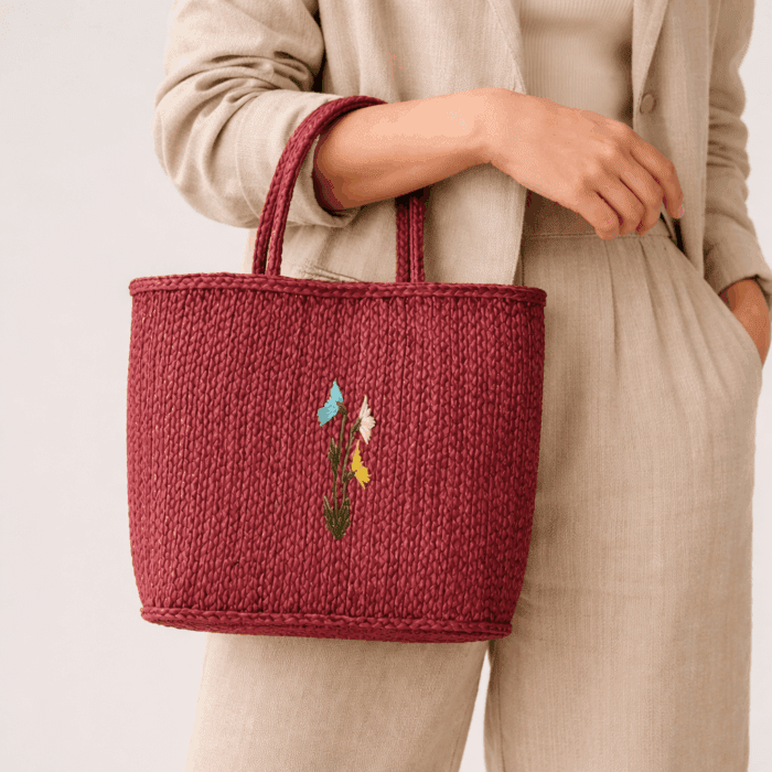 Banana Fiber Handcrafted Bag - Image 3