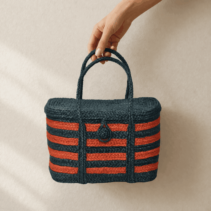 Banana Fiber Handcrafted Bag - Image 2