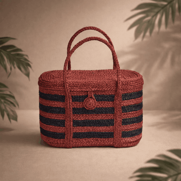 41(170) Banana Fiber Handcrafted Bag - Image 1
