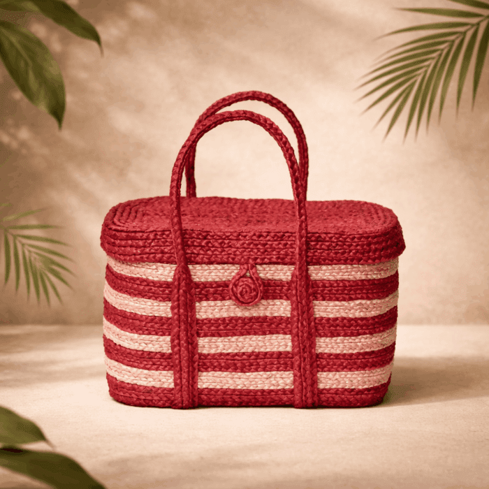 43(176) Banana Fiber Handcrafted Bag - Image 1