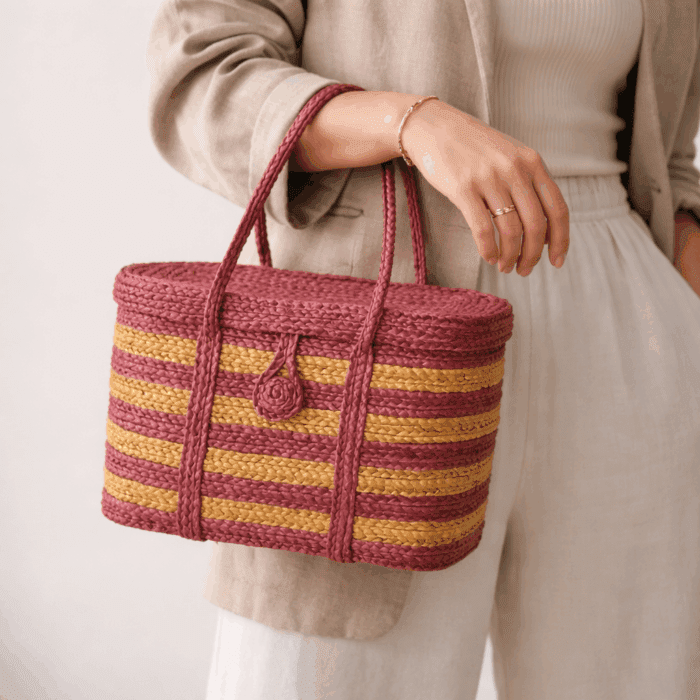 Banana Fiber Handcrafted Bag - Image 3