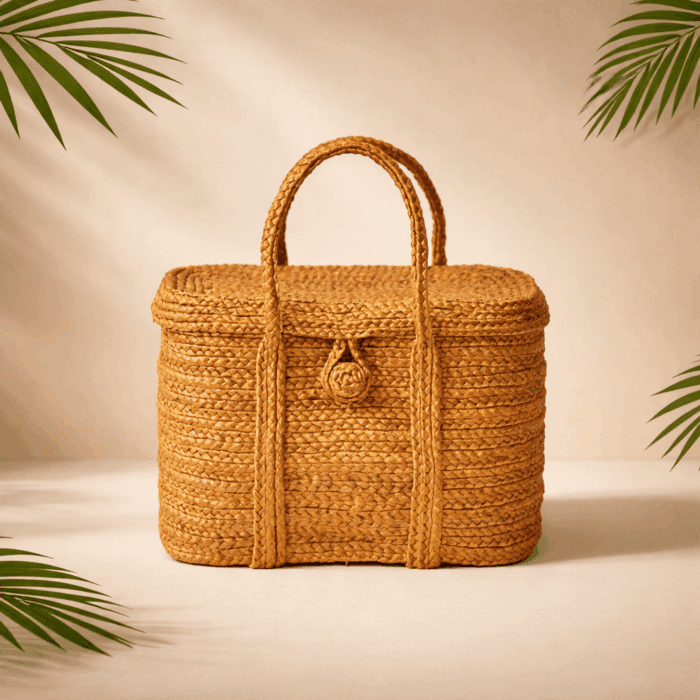 45(188) Banana Fiber Handcrafted Bag - Image 1