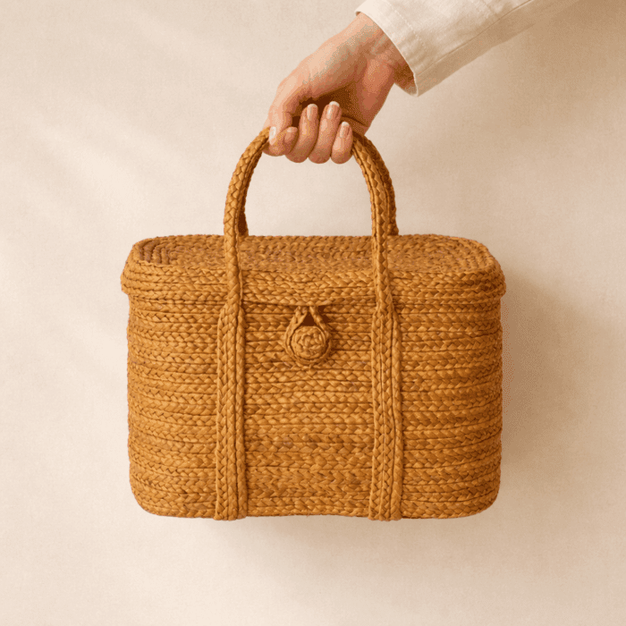 Banana Fiber Handcrafted Bag - Image 2