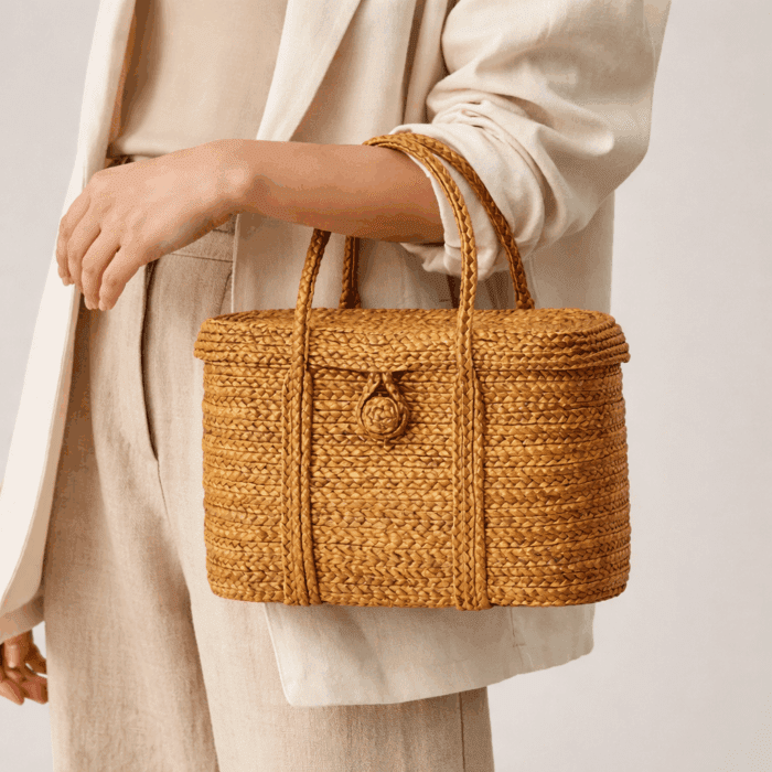 Banana Fiber Handcrafted Bag - Image 3