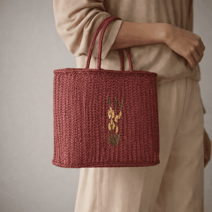 Banana Fiber Handcrafted Bag - Image 3