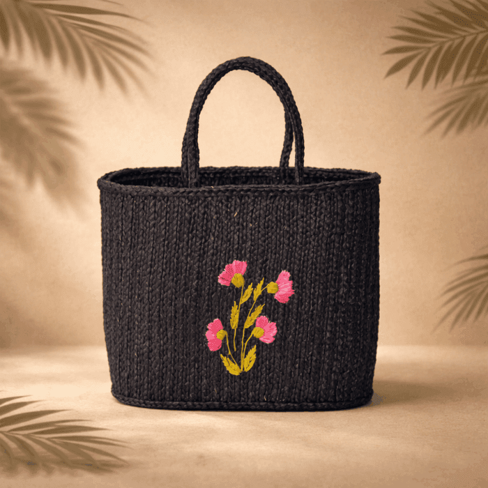 7(49) Banana Fiber Handcrafted Bag - Image 1