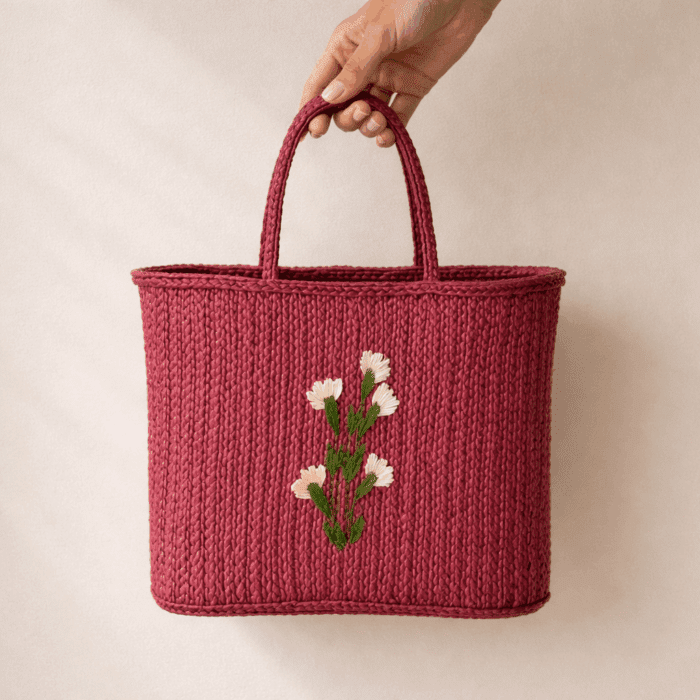 Banana Fiber Handcrafted Bag - Image 2