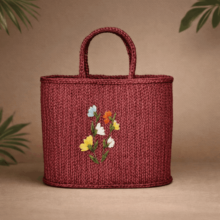 9(57) Banana Fiber Handcrafted Bag - Image 1