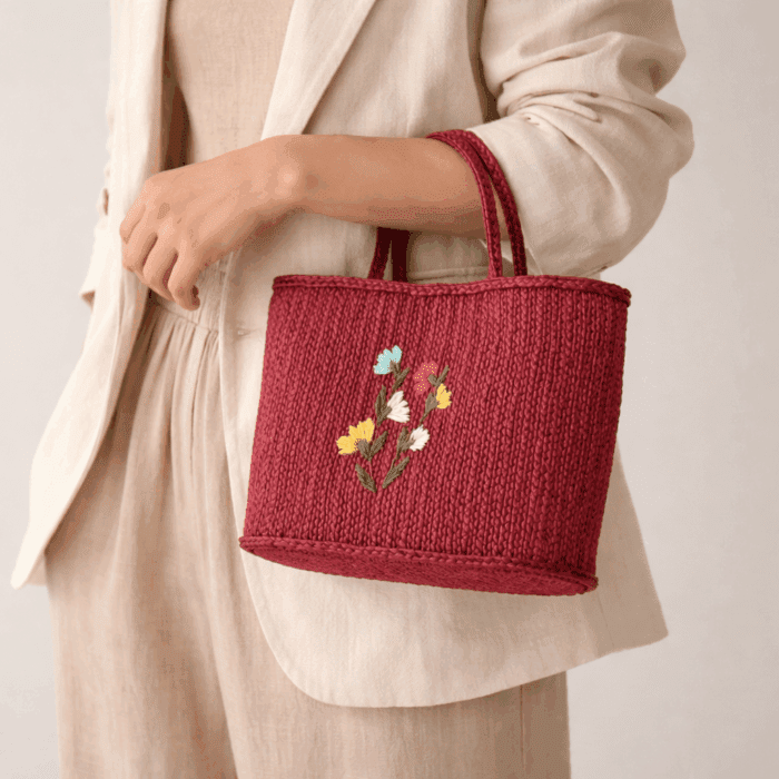 Banana Fiber Handcrafted Bag - Image 3