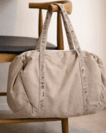 Travel Beige Tote Bag - Image 5