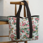 Floral Travel Tote Bag – Multi-Purpose Carryall - Image 2
