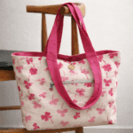 Pink Floral Travel Tote Bag – Multi-Purpose Carryall - Image 2