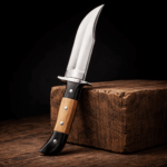 Leaf Spring Malappuram Knife (Silver & Ox Horn Handle)