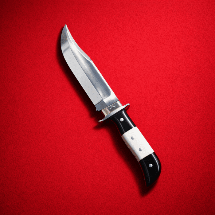 Leaf Spring Special Folding Knife (Brass & Deer Horn Handle) - Image 2