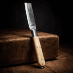 Leaf Spring Special Folding Knife (Brass & Deer Horn Handle)