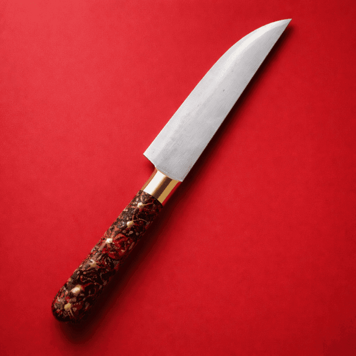 Special File Knife (Brass & Rudraksh Handle) - Image 2