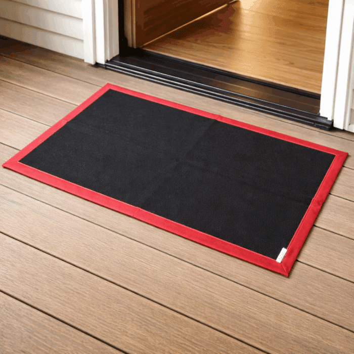 mat10(1) Handloom Cotton Door Mat (20 x 30 inches) - Image 1