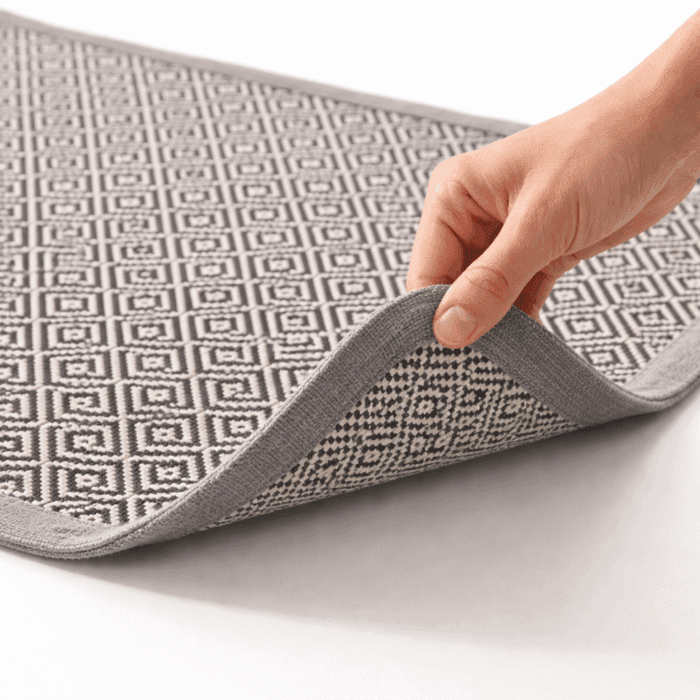 Handloom Cotton Door Mat (20 x 30 inches) - Image 3