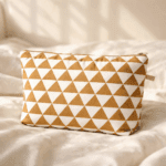 Multipurpose Daimond Designed Yellow Utility Pouch