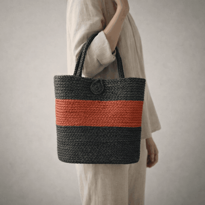 Banana Fiber Handcrafted Bag - Image 3