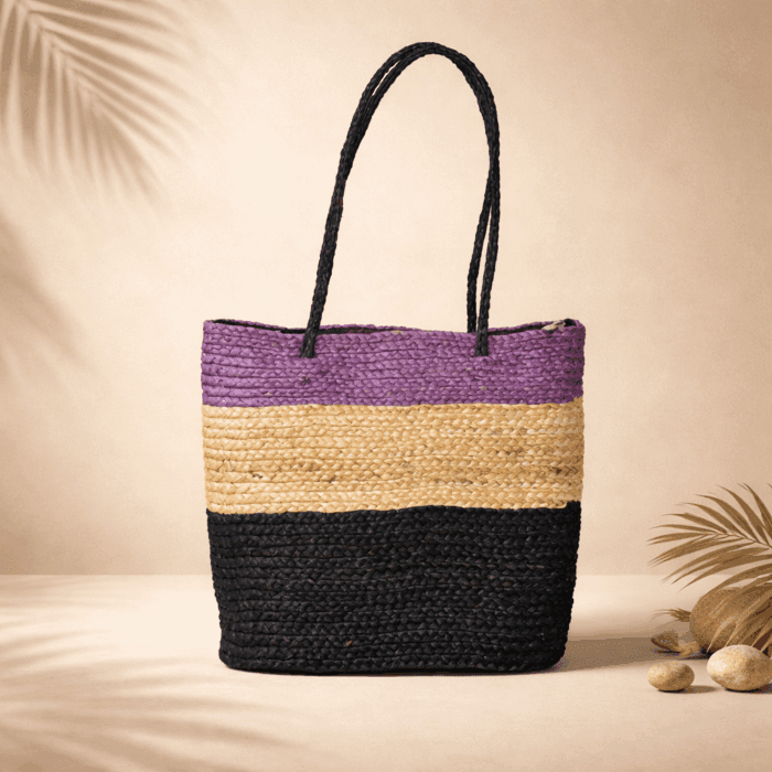 49(210) Banana Fiber Handcrafted Bag - Image 1