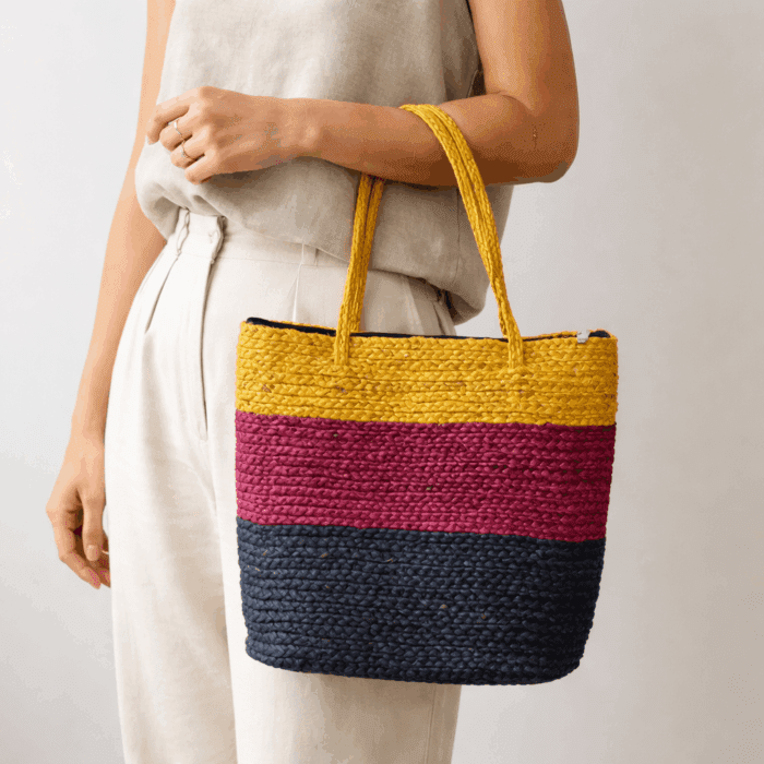 Banana Fiber Handcrafted Bag - Image 3