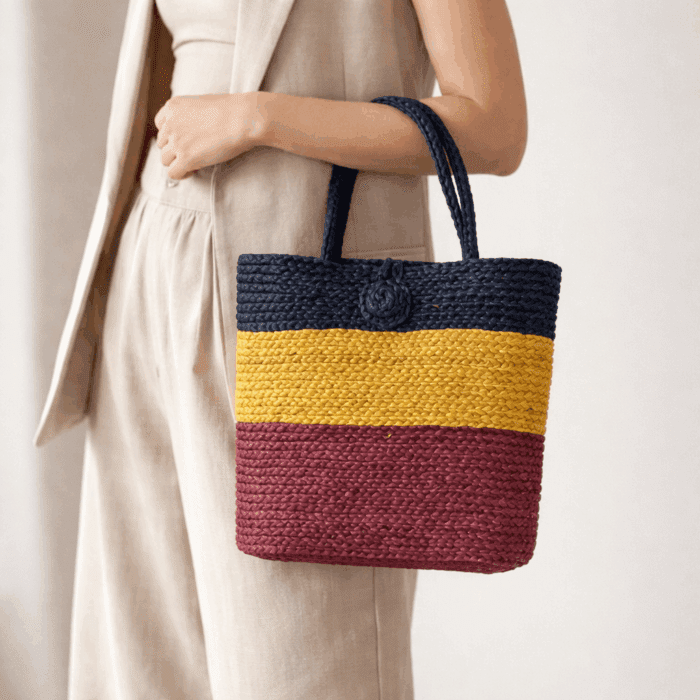 Banana Fiber Handcrafted Bag - Image 3