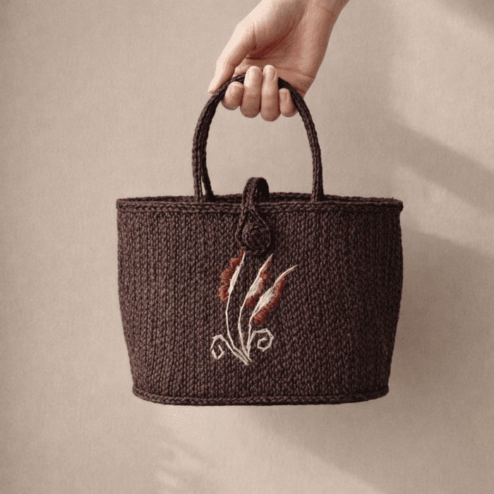 Banana Fiber Handcrafted Bag - Image 2
